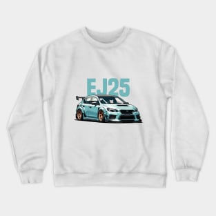 Subaru WRX STI Car Art - Impreza EJ25 Widebody Modified JDM Car Crewneck Sweatshirt